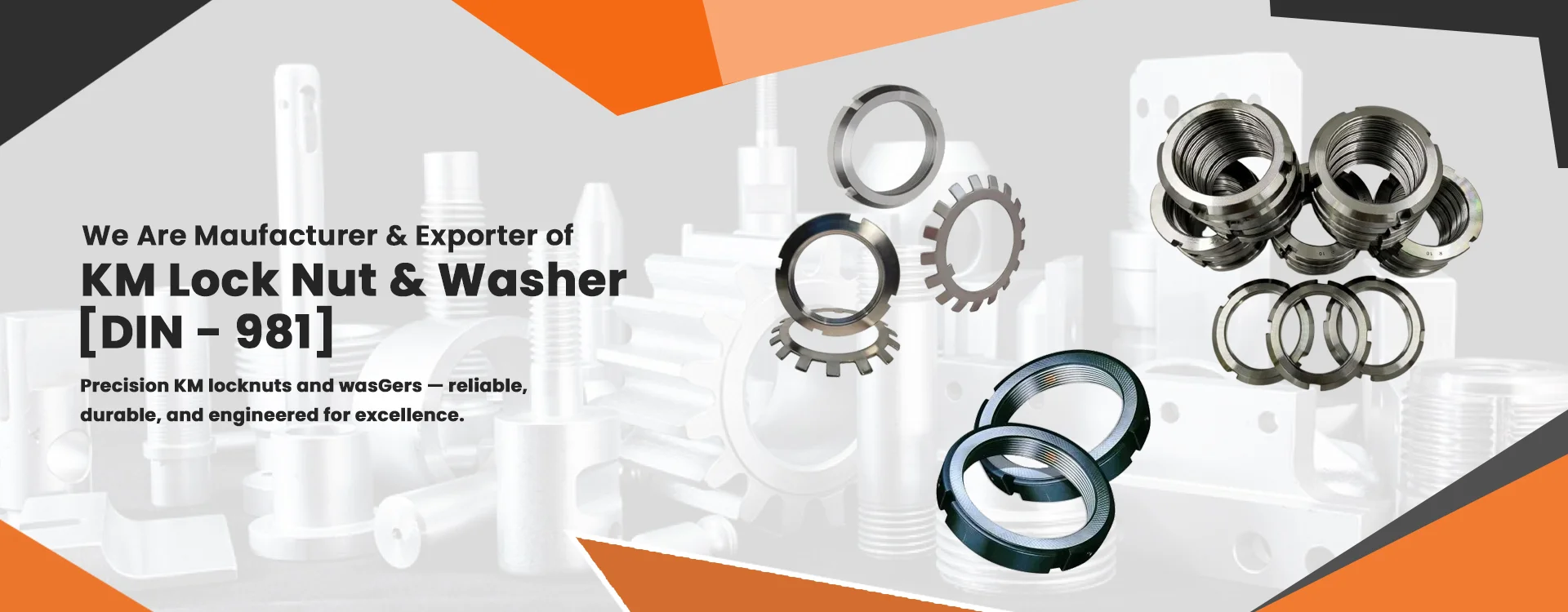 Km Locknut & washer