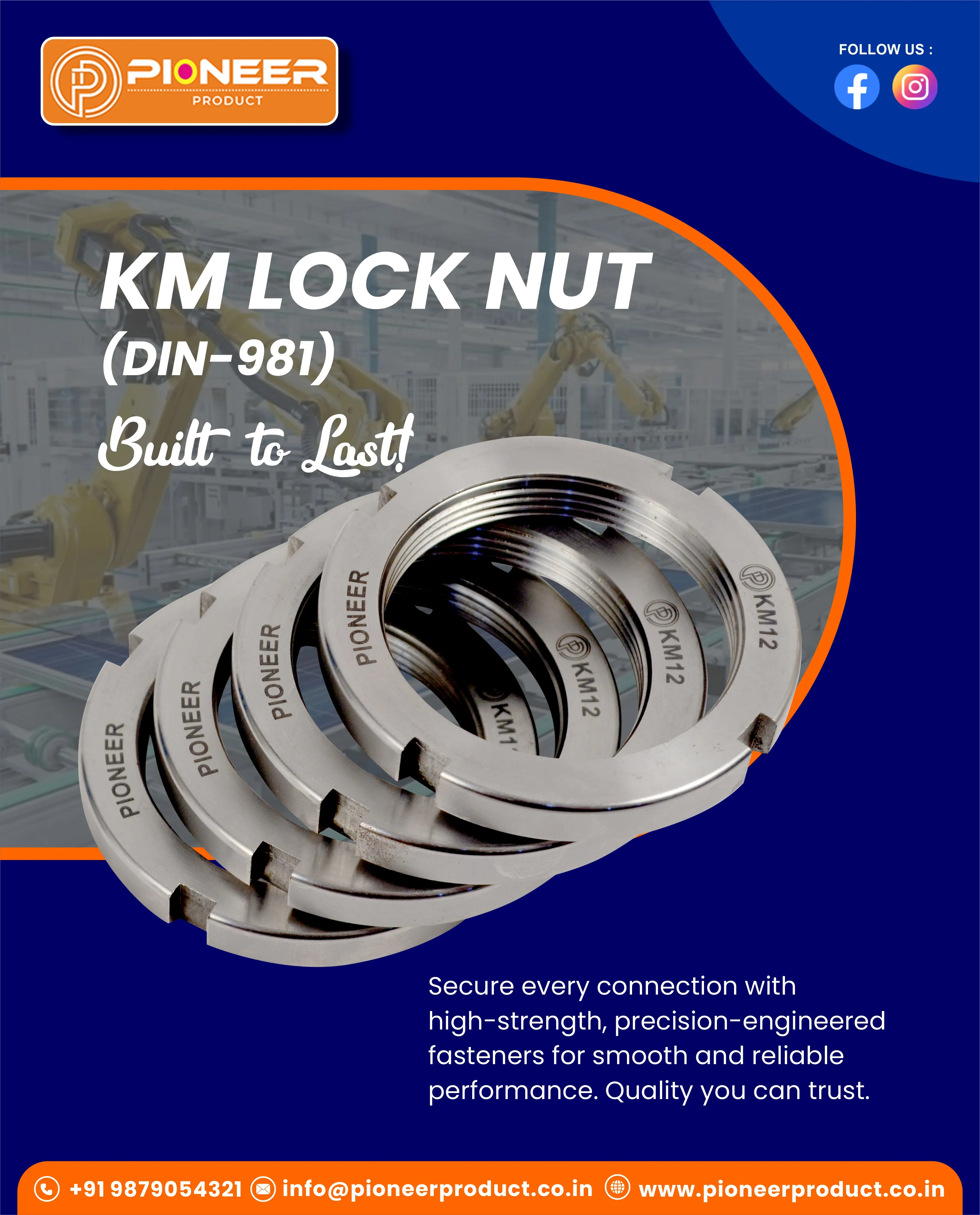 KM Lock Nut supplier in gujarat